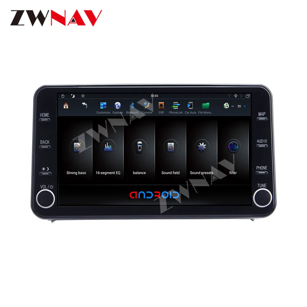 MAX-PAD 11 8 &quot1920*1080 HD экран Android для Toyota Crider 2019 2020 HIFI навигационный Головной блок
