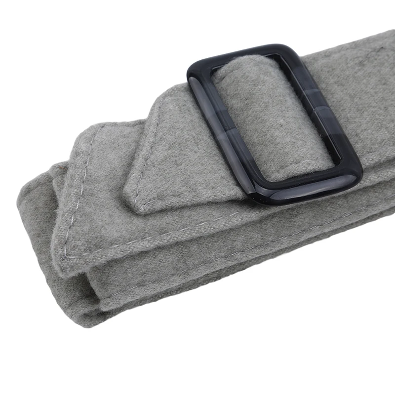 

Women Girls Woolen Waist Belt Jacket Belt Solid Color Wide Waist Band For New Overcoat Accessories Five Colors