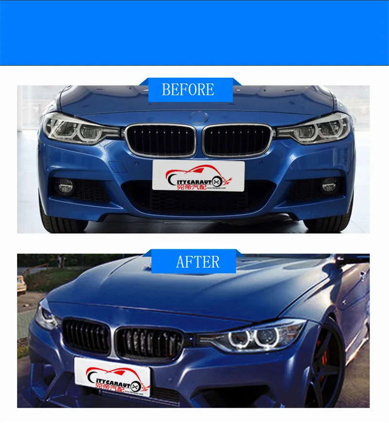 CITYCARAUTO передняя решетка из углеродного волокна гриль двойной планки подходит для