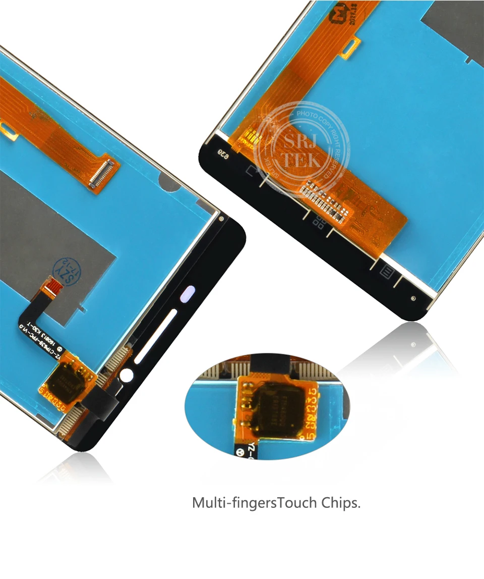 Srjtek 5," для lenovo A6010 ЖК-дисплей Матрица сенсорный экран дигитайзер Сенсорное стекло с рамкой 1280*720 для lenovo A6010 экран