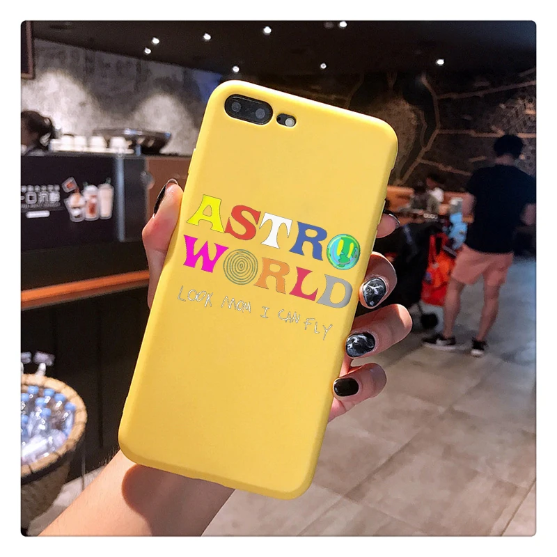 Посмотрите мама я могу лететь конфеты цвет чехол для телефона TPU для iphone X 7 XS XR XSMAX 11 11Pro Astroworld wish you wish WAS here travis Cover - Цвет: 12388