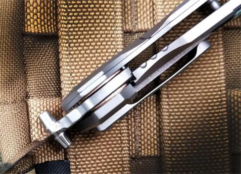 New Benchmade 7505 Folding Knife M390 Blade High Hardness Titanium Alloy G10 Handle Self-defense Pocket EDC Tool enlarge
