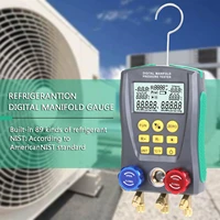 pressure gauge refrigeration digital vacuum pressure manifold tester meter hvac temperature tester digital manifold gauge meter