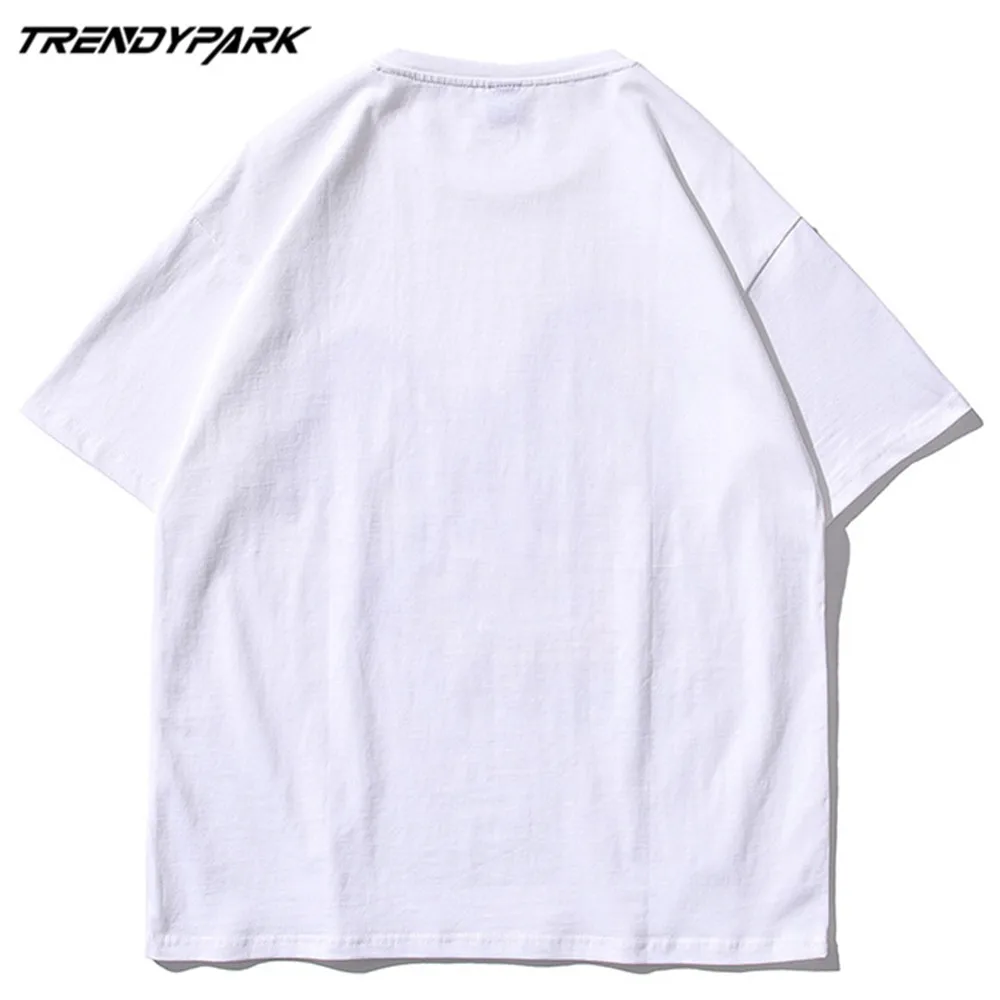 

Men's Top Tshirt Summer Short Sleeve Cartoon Rabbit Printed Tee Hip Hop Oversized Cotton Casual Harajuku Streetwear T-shirts