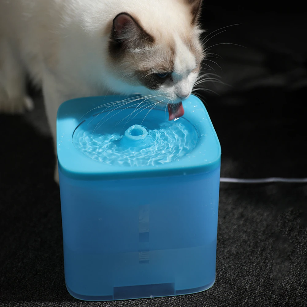 

2L Automatic Pet Cat Water Fountain Filter Dispenser Feeder Smart Drinker For Cats Water Bowl Kitten Puppy Dog Drinking Supplies