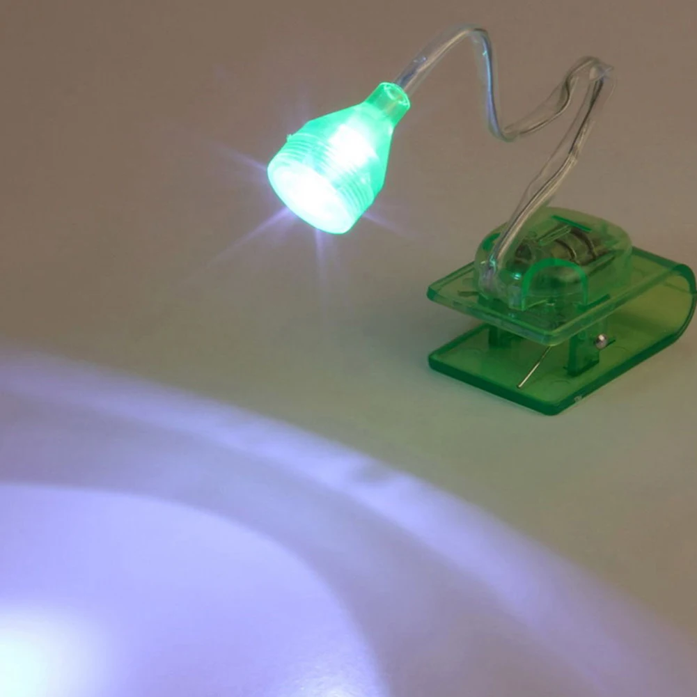 Гибкая Регулируемая рукоятка яркий светодиодный светильник для чтения мини