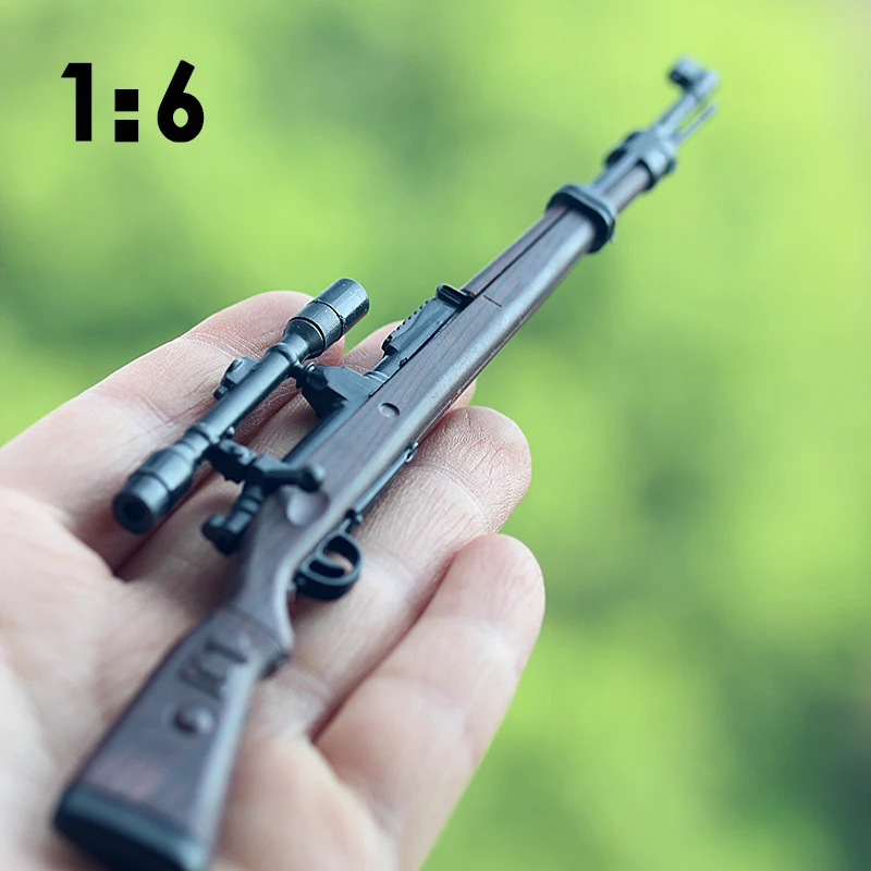 KAR 98K 1:6 пистолет модель пластик собрать оружие солдата для 1" фигурка 98 к G43 винтовка тип 38 крышка M200 снайперская винтовка игрушка для ролевых игр орнамент - Цвет: KAR 98K