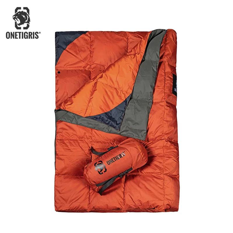 OneTigris Camping Blanket Foldable Travel Quilt For Outdoor Camping Hiking 3-season 1-person Fits 41°F-77°F(5°C-25°C)