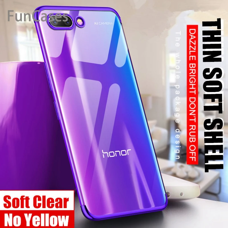 Чехол с покрытием для Honor 10 светильник 9 Lite 8 Pro 7A 7C 6C Note Play Мягкий ТПУ чехол huawei 8X 7X 8A