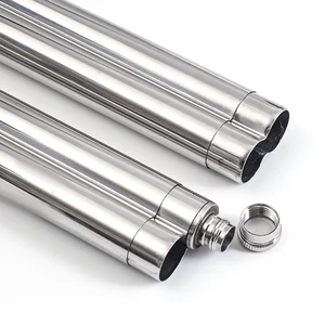 Новинка 1 шт. 2 в 1 чехол для сигар из нержавеющей стали Военный походный держатель для сигар с однойдвумя трубками с фланцевым винным бокалом для сигар хьюмидор