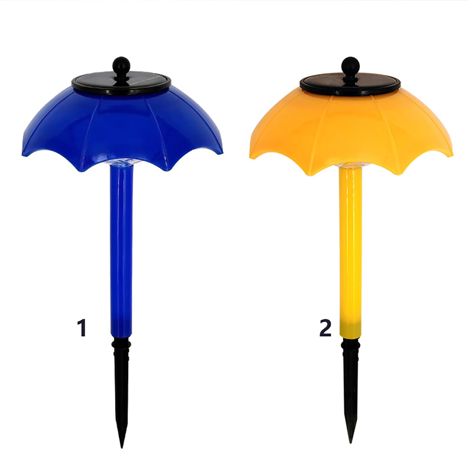 

Solar Lights Outdoor Waterproof Umbrella LED Solar Powered Colorful Decorative Lamp For Garden Landscape Patio Yard Lawn-2 Pack