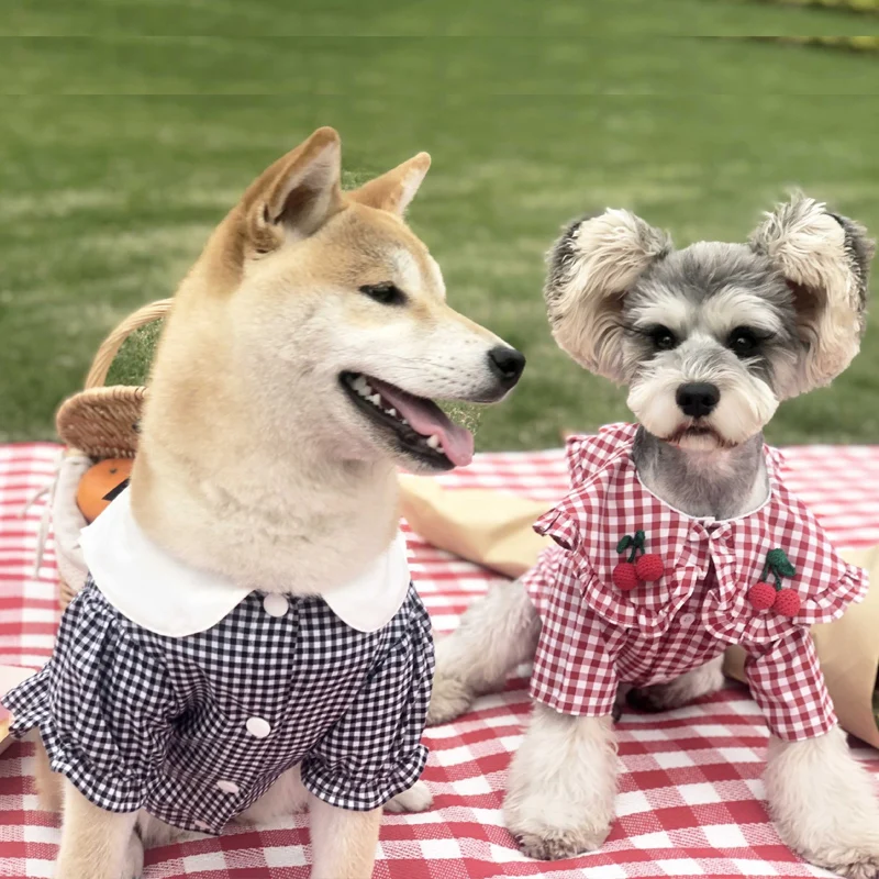 Одежда для собак маленьких девочек чихуахуа йоркширских терьеров летняя осенняя