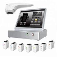 protable 3d ultrasonic facial lifting firming anti wrinkle and body firming with 8 cartridges