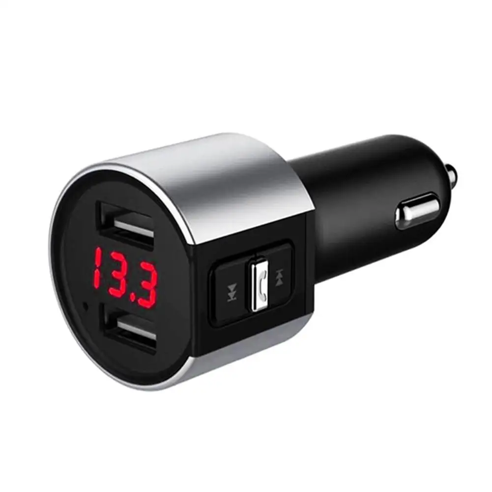 Bluetooth fm-передатчик беспроводной MP3-плеер Автомобильное зарядное устройство с двумя портами usb громкой связи