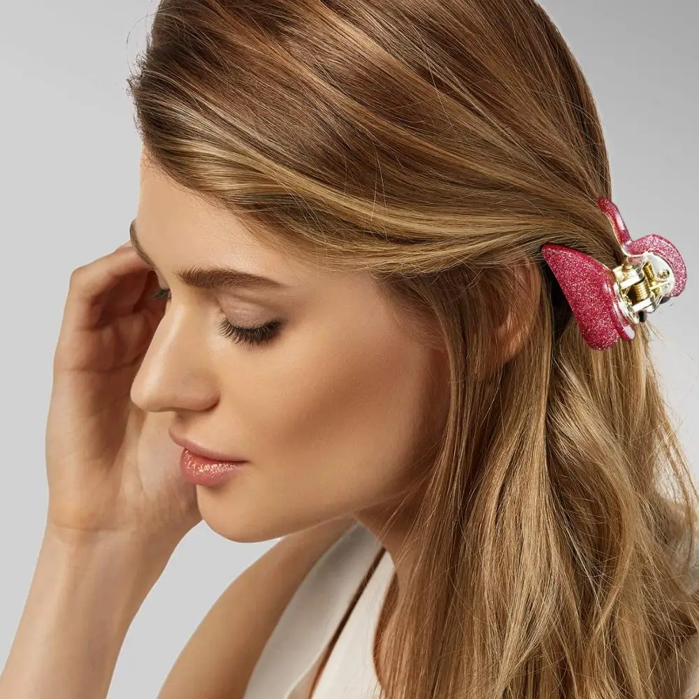 1 пара маленьких пластиковых зажимов для волос акриловый зажим цветные зажимы