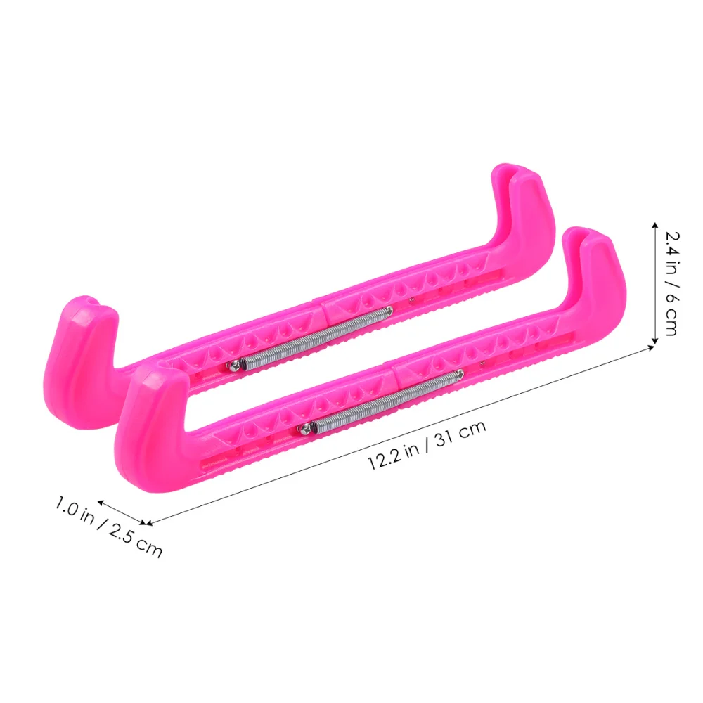 

1 Pair Adjustable Safe Foldable Walking Blade Cover Figure Protector Skate Guards for Ice Skating