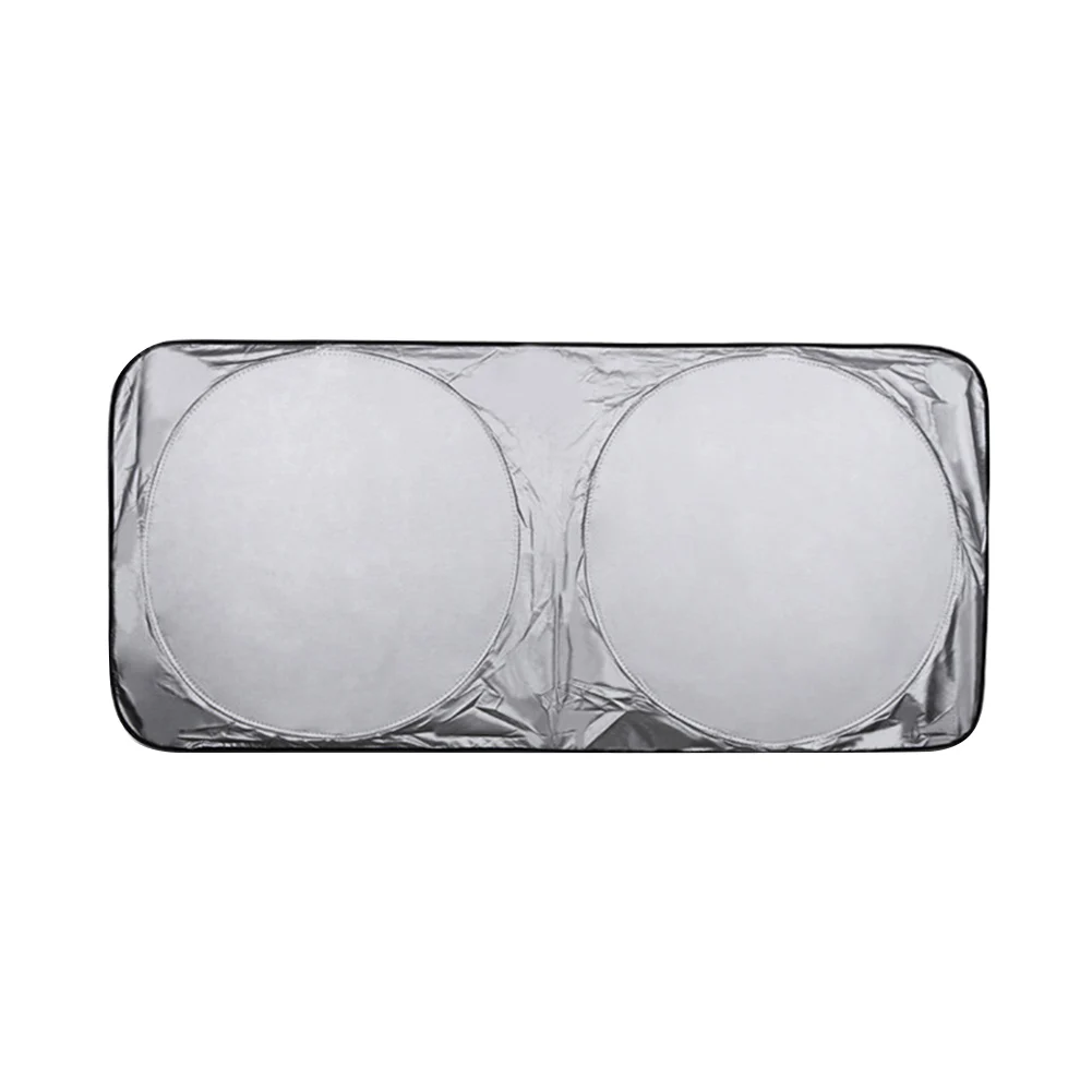 Защита от пыли автомобиля двойной круг передний складной солнцезащитный козырек