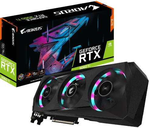 

Видеокарта GIGABYTE 3060TI LHR версии 8G для компьютерных игр подходит для настольных графических карт