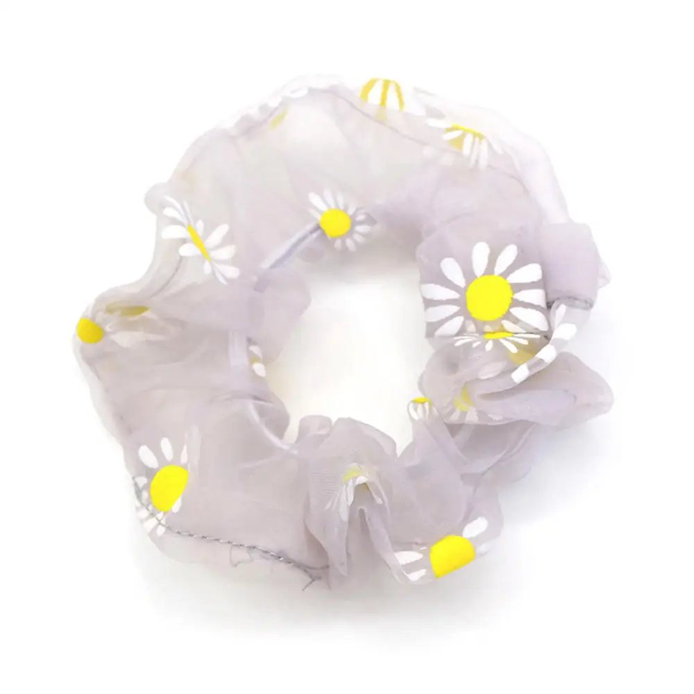 1 шт. для женщин и девочек Прозрачная сетка Вышитые Маленькая Маргаритка ободки