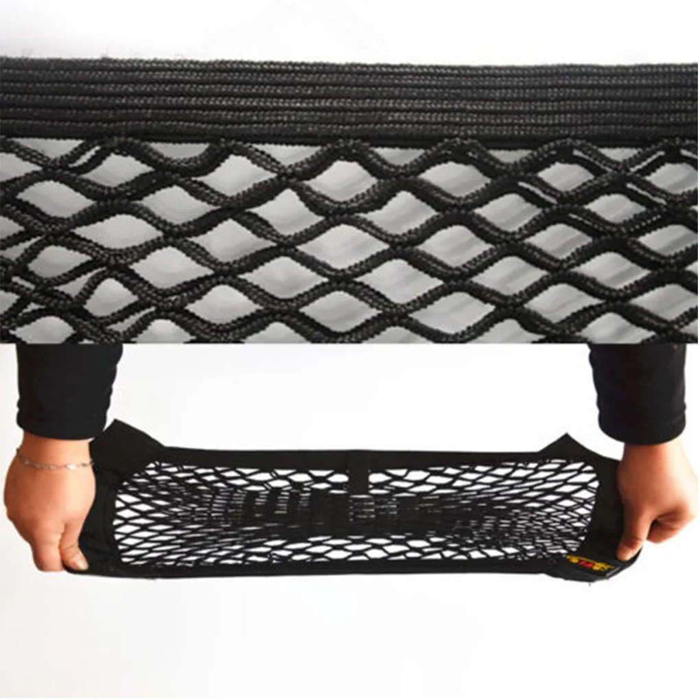 

Magic Stick Car Seat Back Storage Auto Mesh Net Bag Car Styling Pocket Storage Net Bag
