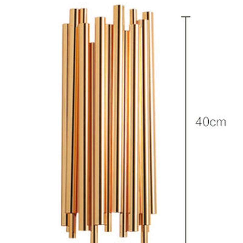 Итальянский дизайн Золотая люстра Brubeck подвесной светильник из алюминиевого