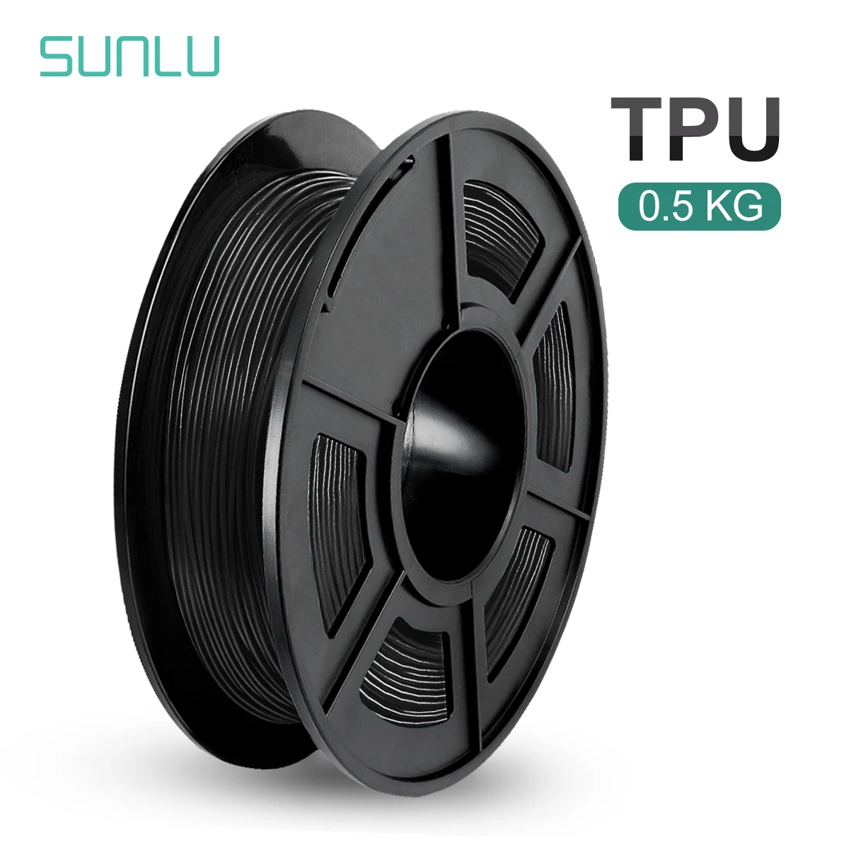SUNLU TPU 0.5kg Flexible Filament with full color 1.75mm for...