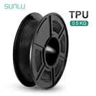 Гибкая нить SUNLU из ТПУ, 0,5 кг, полноцветная, 1,75 мм, для самостоятельной Печати подарков или моделей, 5 штук