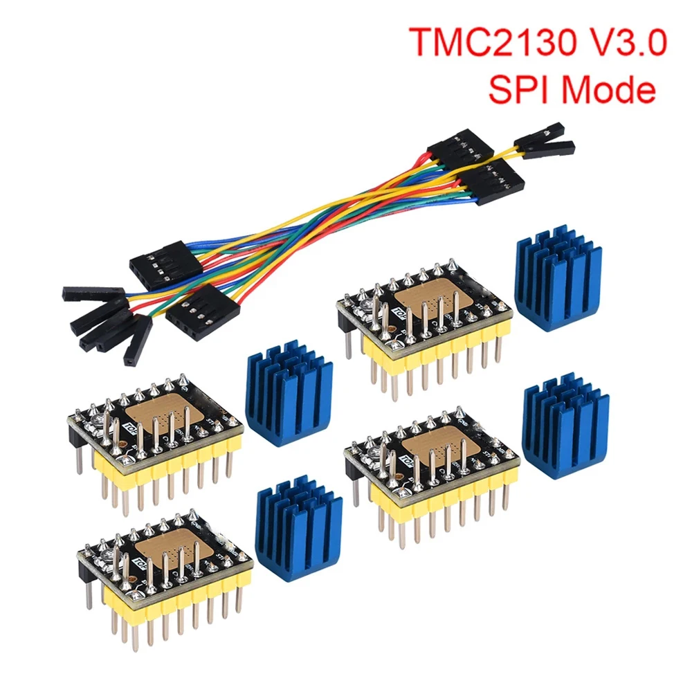 

Запчасти для 3D-принтера TMC2130 V3.0 SPI UART, драйвер шагового двигателя, запчасти для 3D-принтера SKR V1.3 V1.4 PRO MKS sGEN L A4988 TMC2209