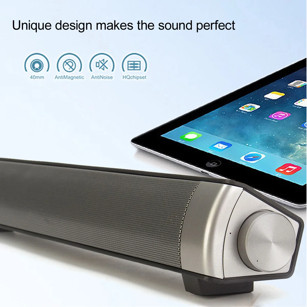 

Беспроводная Bluetooth-колонка с поддержкой USB, 1800 мАч
