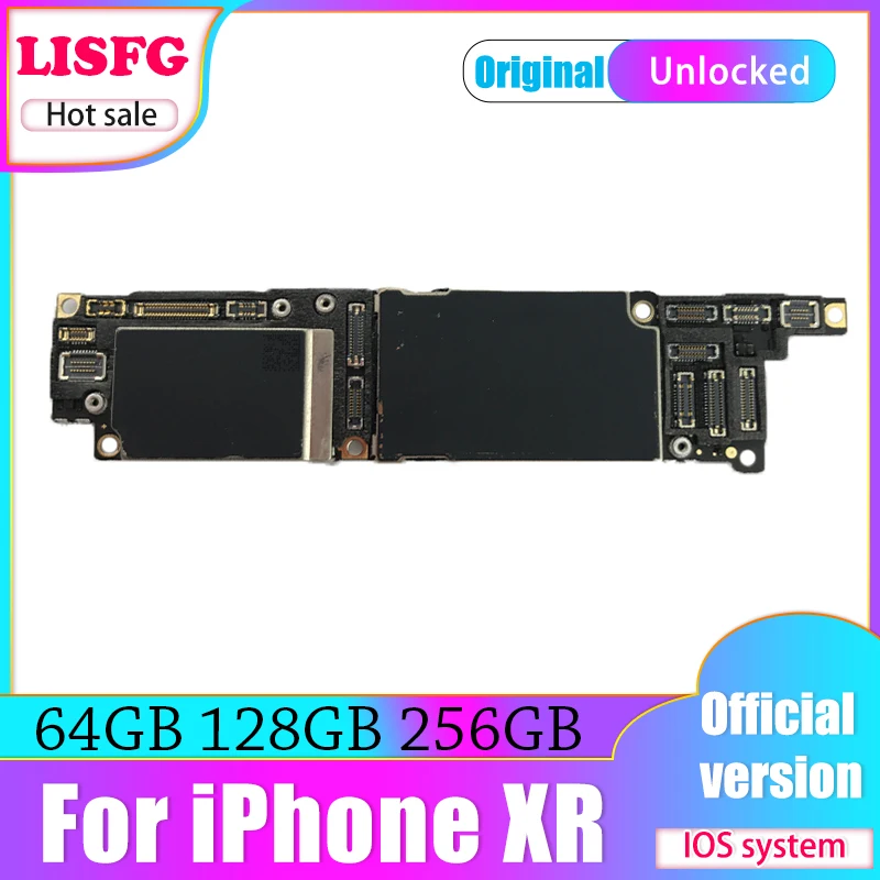 Материнская плата для iPhone XR материнская с/без Face ID последняя система 64 ГБ 128 256