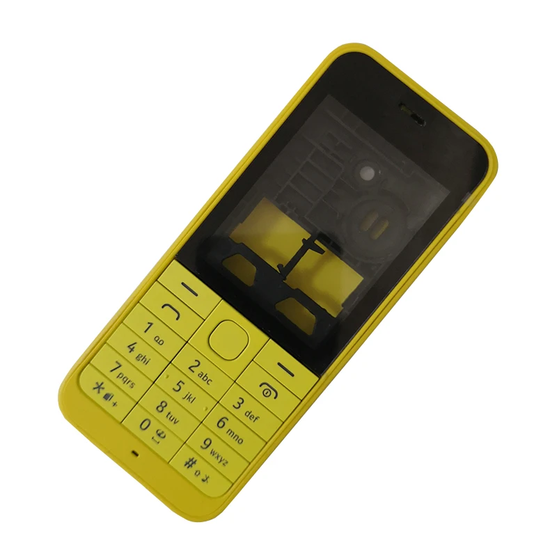 Новый пластиковый полный корпус для Nokia 220 передняя рамка + средняя задняя крышка