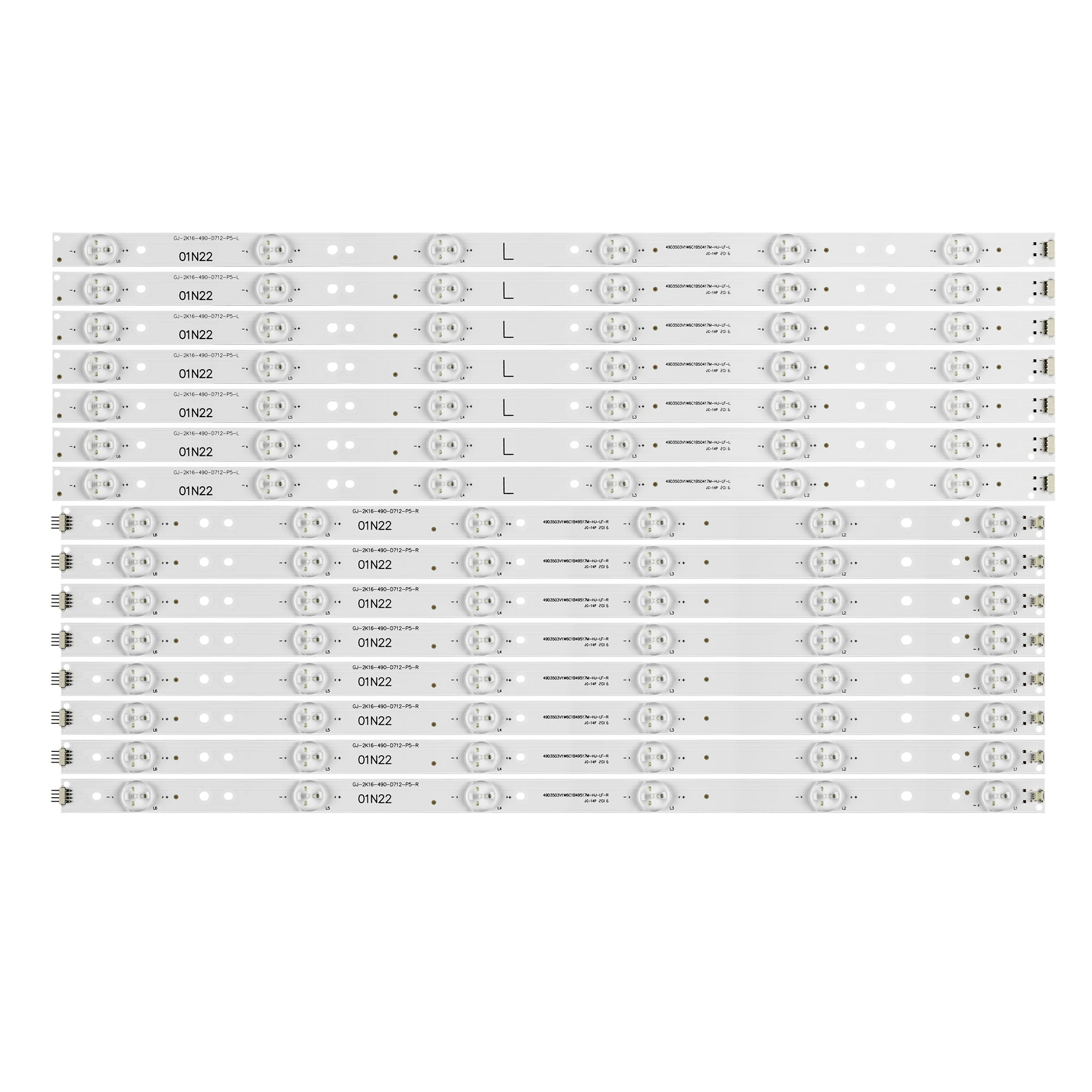 Светодиодная лента для LB49016 V0 _ 00 GJ-2K16-490-D712-P5-L 49PUS6561 49PUS7272 TPT490U2 GJ-2K16-490-D712-P5-R 49PUS6262 |