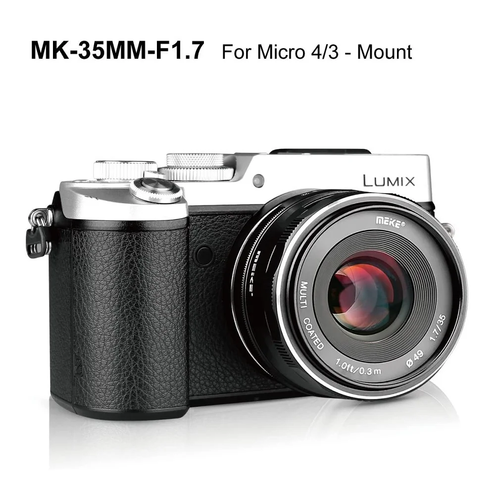 Meike 35 мм f1.7 объектив с ручной фокусировкой для Olympus Panasonic Micro Four Thirds MFT M4/3 4/3