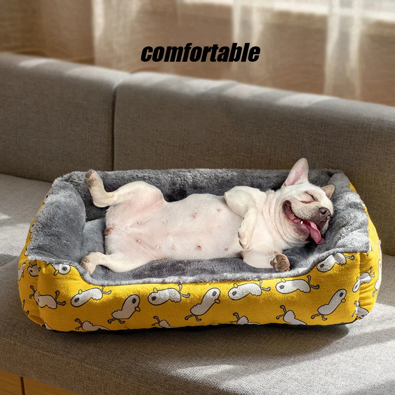Pet Beds House Cushion Cat Bed Mat Cotton For Dogs Best Dog Basket Products Animals Sleeping Sofa | Дом и сад