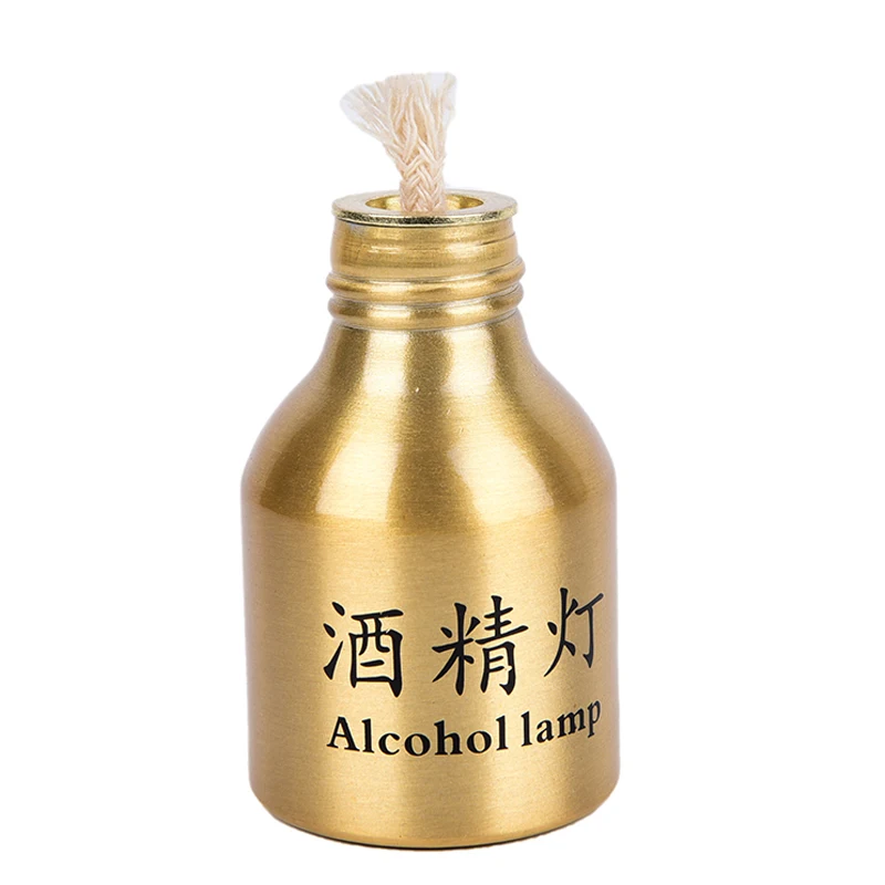 50ml Endurable Aluminum Alloy Medical Research Heating Chemistry Lab Equipment Alcohol Burner Stove Lamp with Wick |