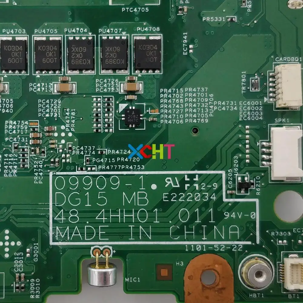 Для Dell Inspiron N5010 CN-0Y6Y56 0Y6Y56 Y6Y56 HM57 DDR3 09909-1 488.4hh01. 011 Материнская плата ноутбука