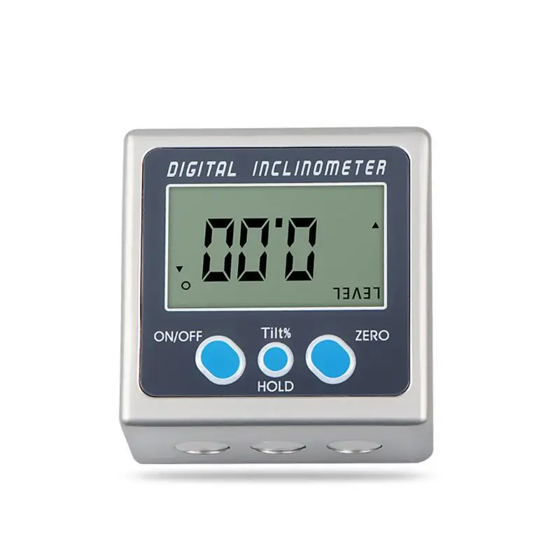

28EB Digital inclinometer 360 degree electronic protractor aluminum alloy shell magnet base