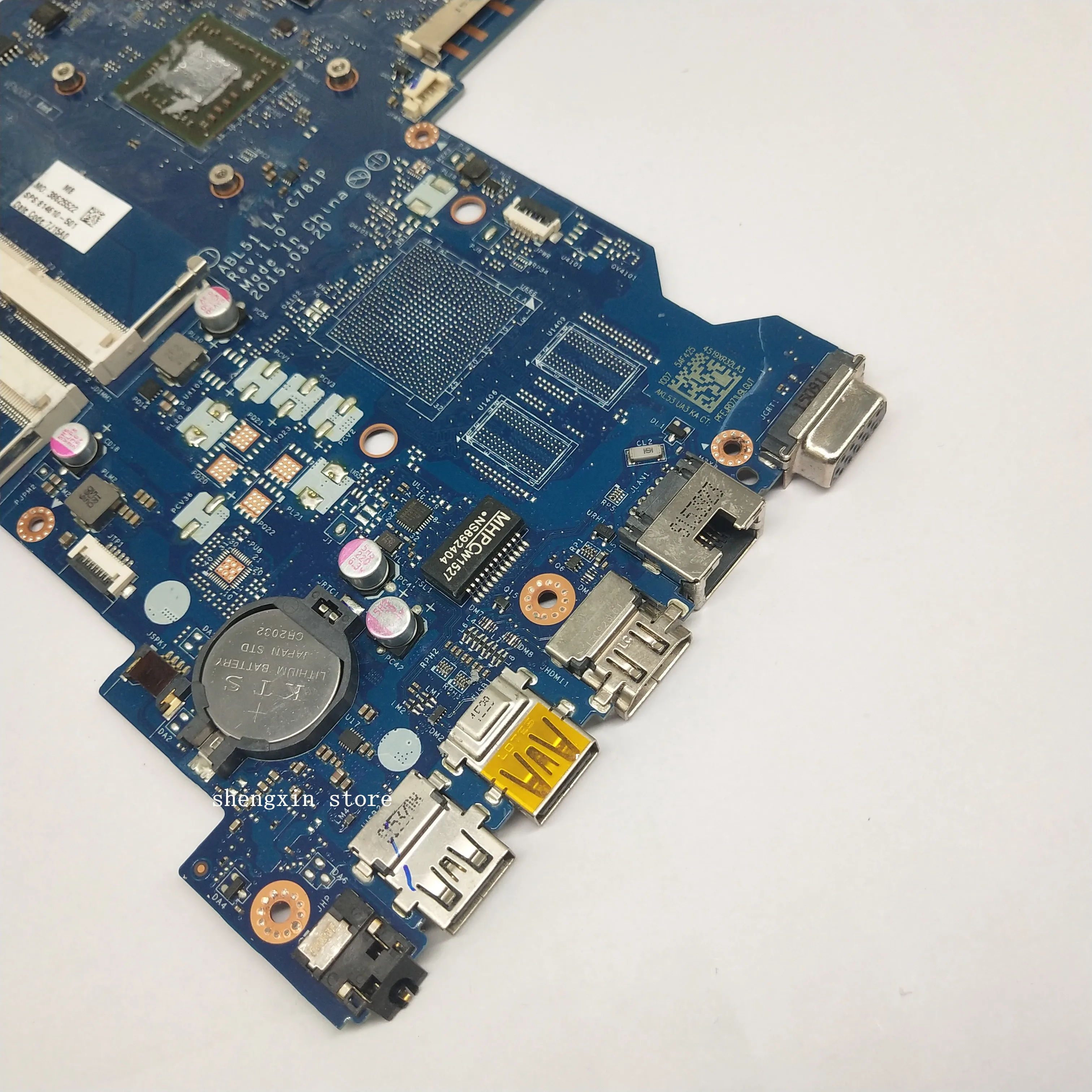 Материнская плата для ноутбука HP 255 G4 814610-001 814610-501 ABL51 LA-C781P E1-6015 тест материнской