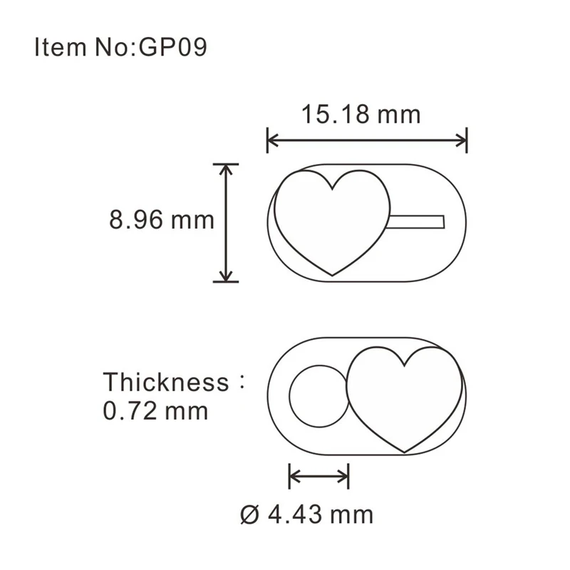 Крышка для веб-камеры универсальная противошпионская камеры IPad веб-ноутбука ПК