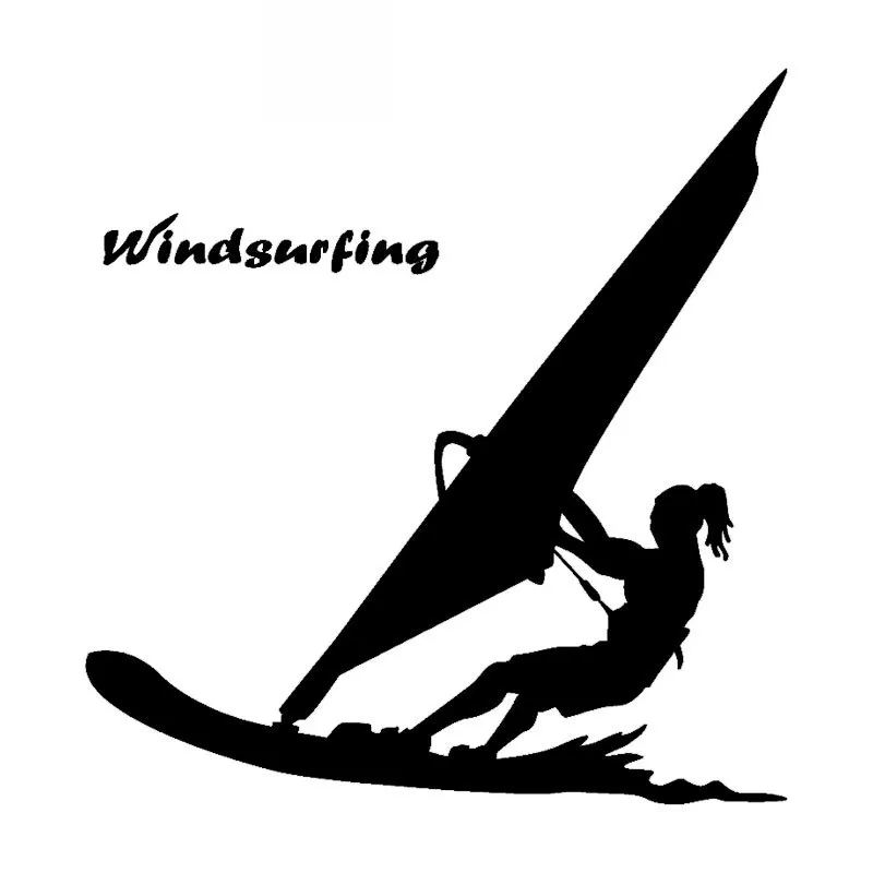 Автомобильная наклейка для водного спорта виндсерфинга серфинга пляжа Стильная