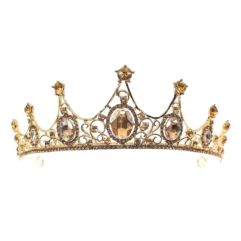 

1 шт. головной убор Корона для невесты элегантный женский ретро ободок для волос аксессуар для свадебного платья