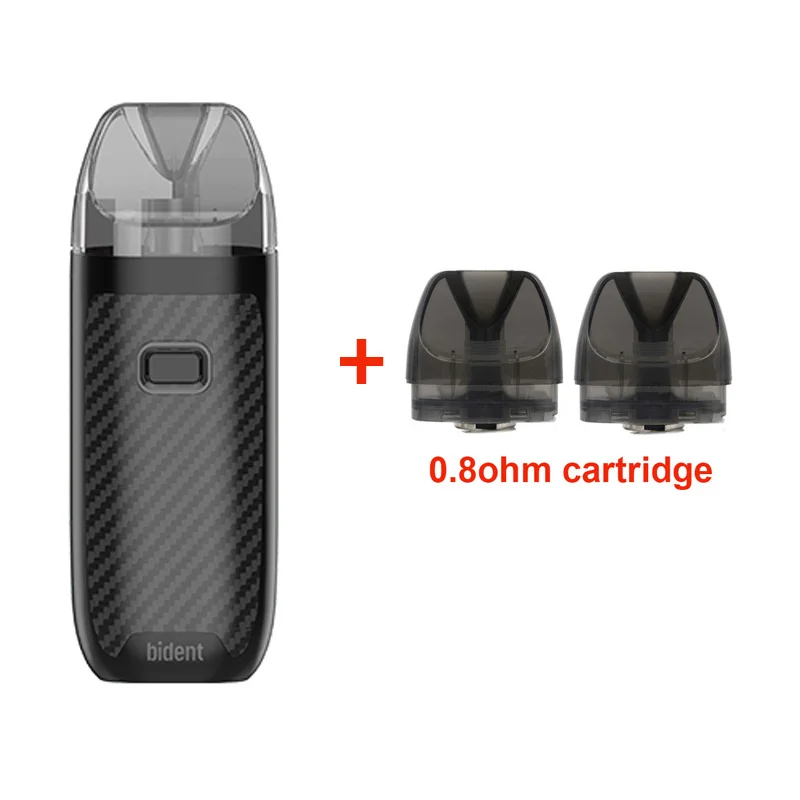 New arrival GeekVape Bident Kit with 950mAh Built-in Battery Dual Coil Pod System Kit 2ML/3.5ML POD MTL/DTL vape kit - Цвет: Black with 0.8ohm