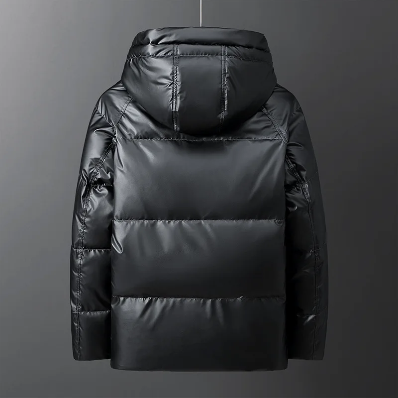 Мужской повседневный пуховик с капюшоном Осень-зима 2021 плотная и Теплая мужская