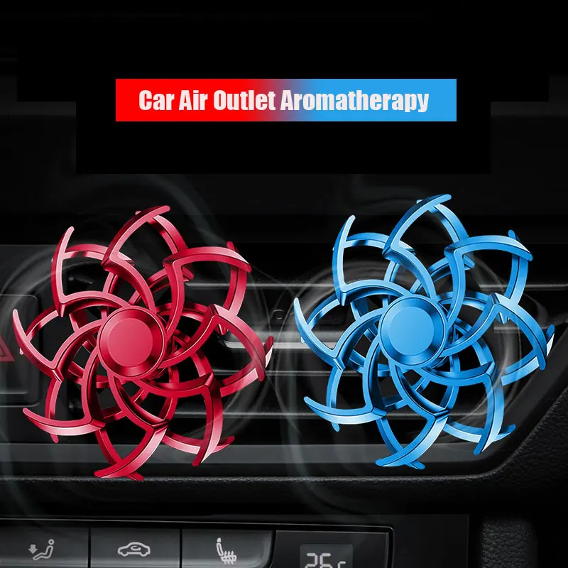 

Luxury Spider Car Fragrance Bidirectional Rotation Auto Perfume Deodoran Diffuser Car Conditioning Air Outlet Freshener Clip