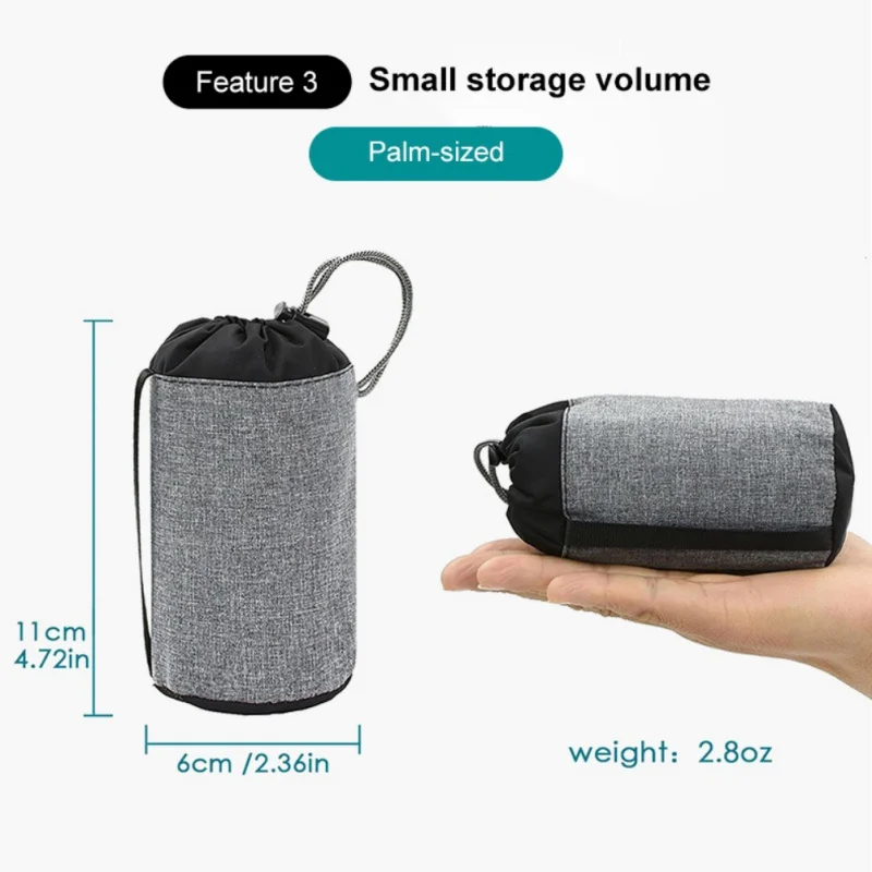 

Outdoor Camping Pillow Rest Relax Shoulder And Neck Waist Pad Press The Gas Depth Gray