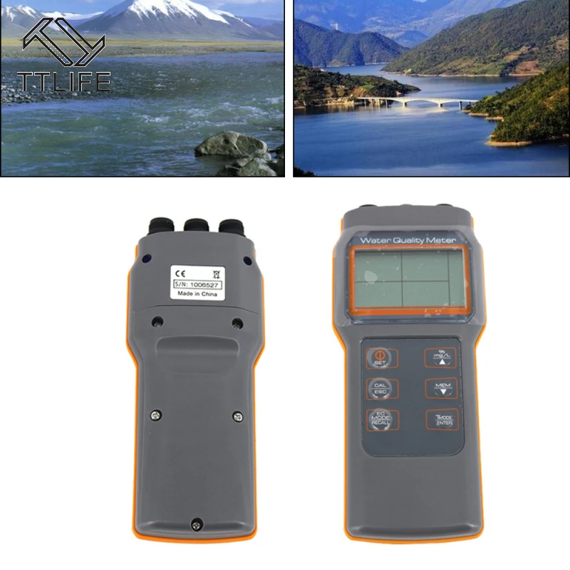 

AZ Handheld AZ86031 The Water Quality Meter Dissolved Oxygen Tester PH Meter The Updated Version of AZ8603 PH Conductivit Tools