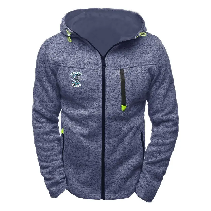 

2020 Riverdale South Side Serpents Man Hoodies Print Jacket Zipper Sweatshirt Hip Hop Popular Keep Unisex Streetwear Cotton Coa