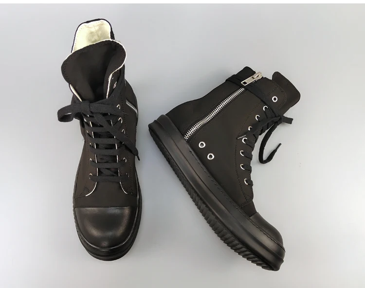 New Season Man High Top Sneakers Release Lace-up Canvas Shoes Fashion Kanye West Street Style |