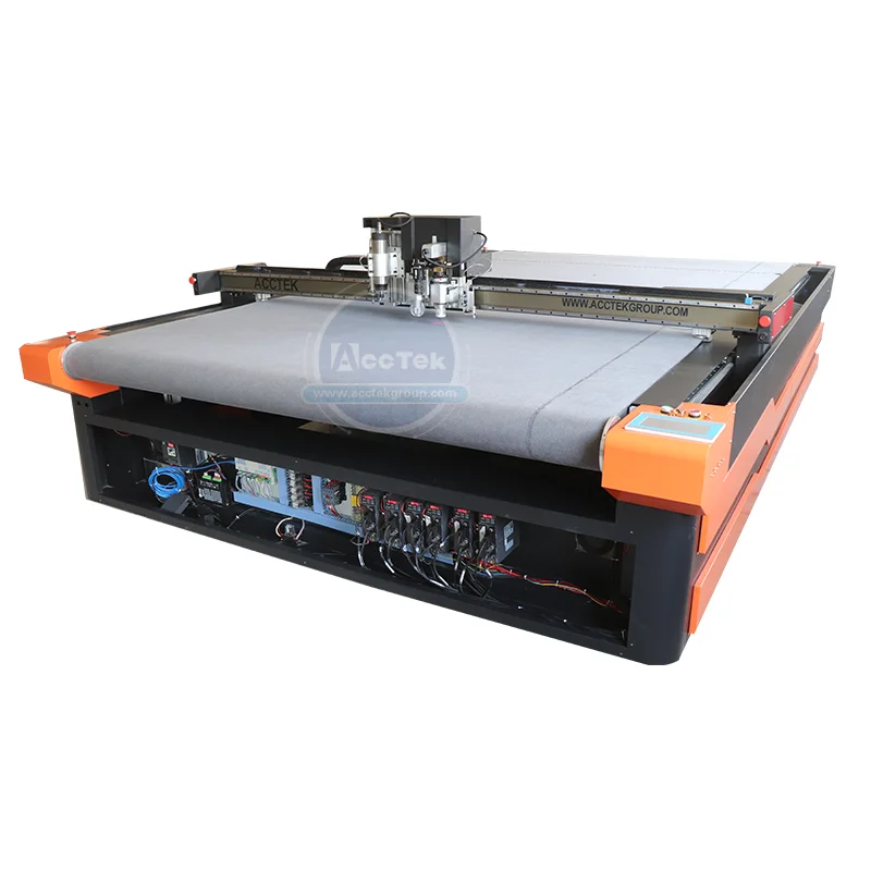 

knife cnc cutting machine corrugated board carton box making machine vibrating knife cutting machine for leather bags