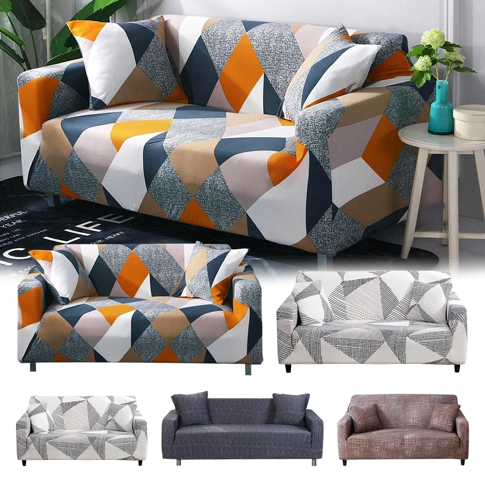 

Stretch Sofa Slipcover Elastic Sofa Covers for Living Room Funda Sofa Chair Sectional Couch Cover Home Decor 1/2/3/4-seater